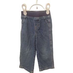 Jumping Beans Girls Jeans 18 Months Blue 100% Cotton sku3